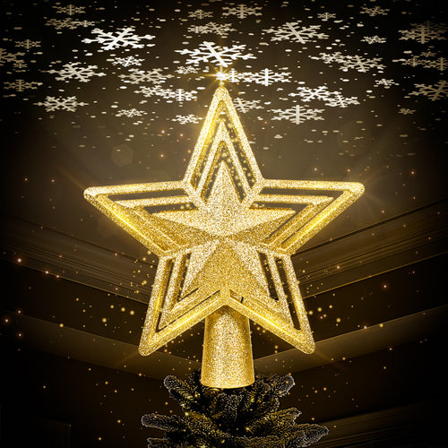 Northlit Star Projector Tree Topper